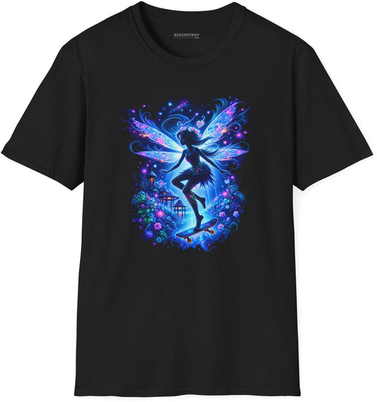 Skysurfer - Softstyle T-Shirt in Black, front view