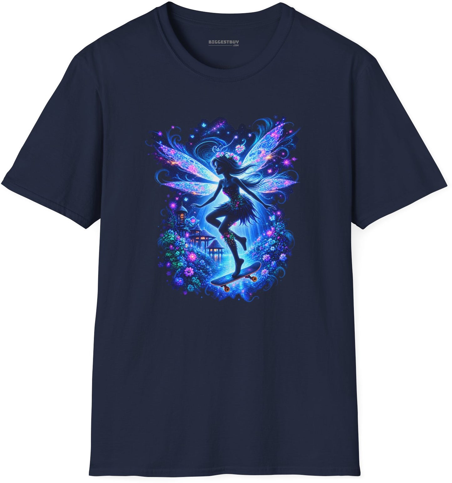 Skysurfer - Softstyle T-Shirt in Navy, front view