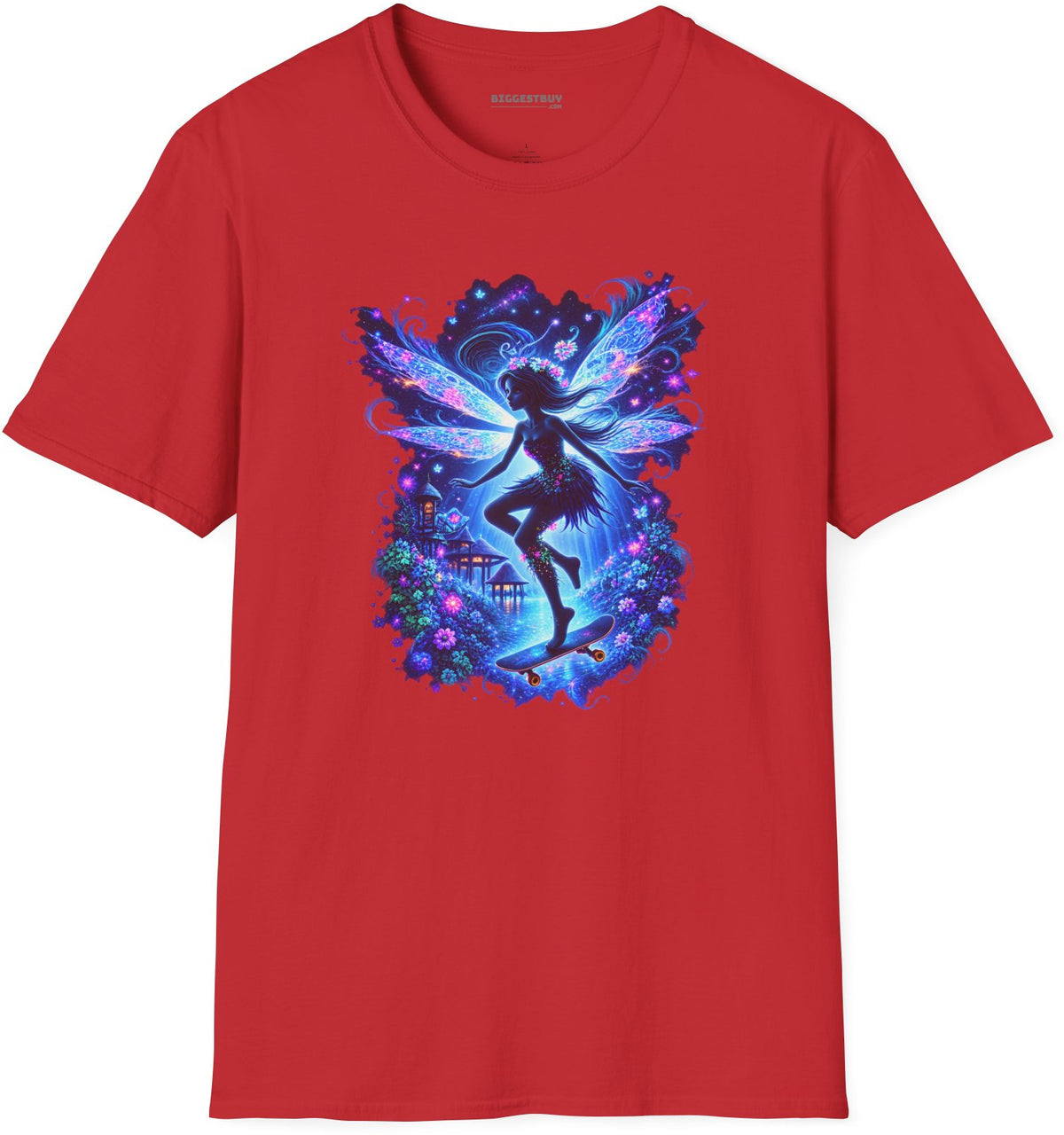 Skysurfer - Softstyle T-Shirt in Red, front view