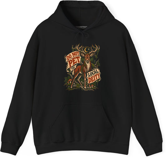 Social Deity - Pullover Hoodie in Black, front view