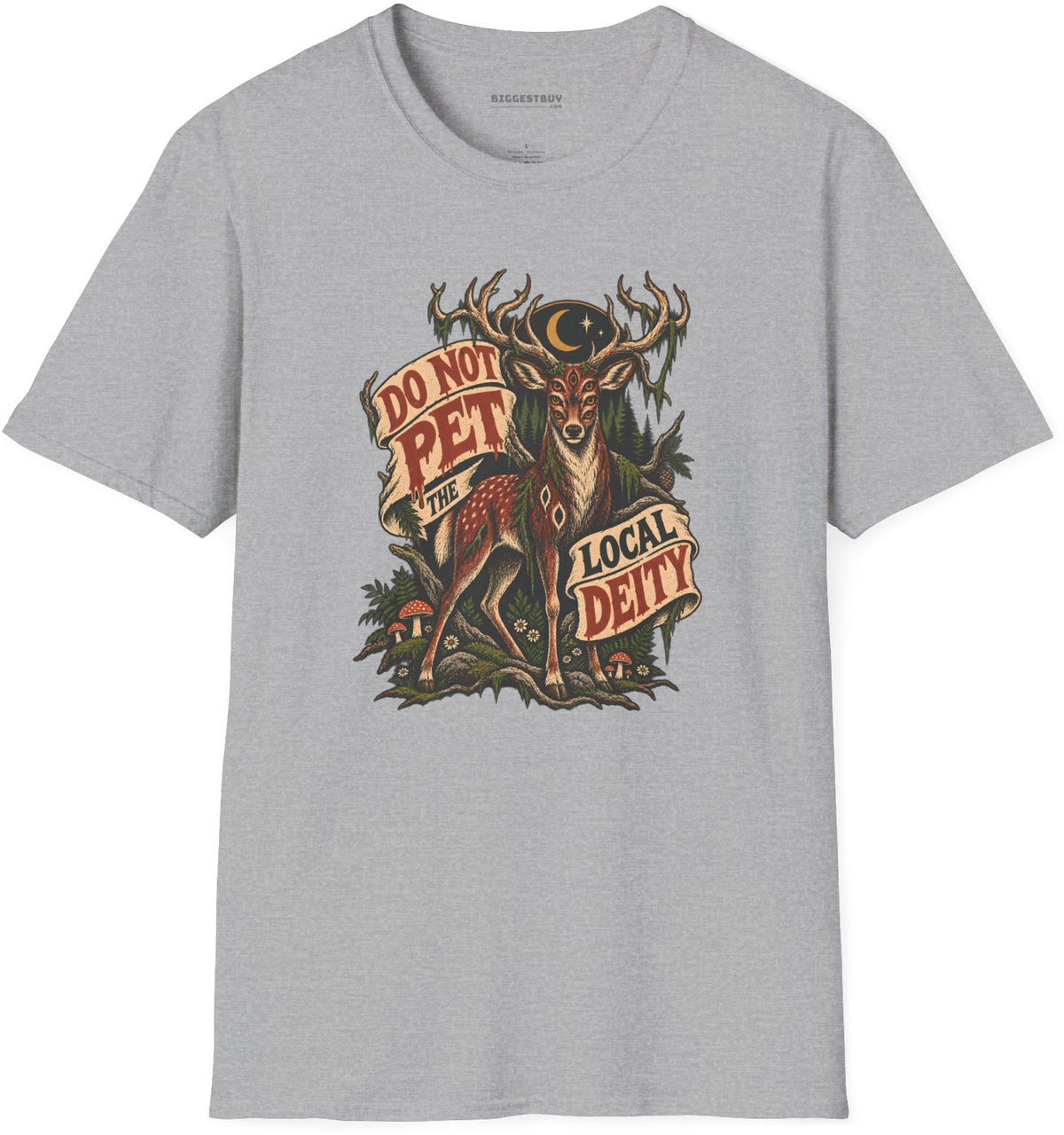 Social Deity - Softstyle T-Shirt in Sport Grey, front view