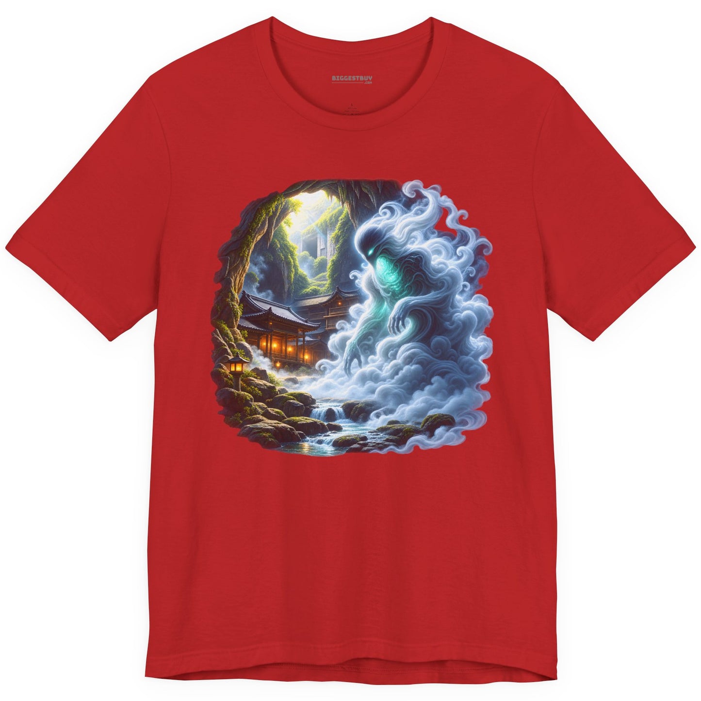 Spirit Portal - Classic Jersey Tee in Red, front view