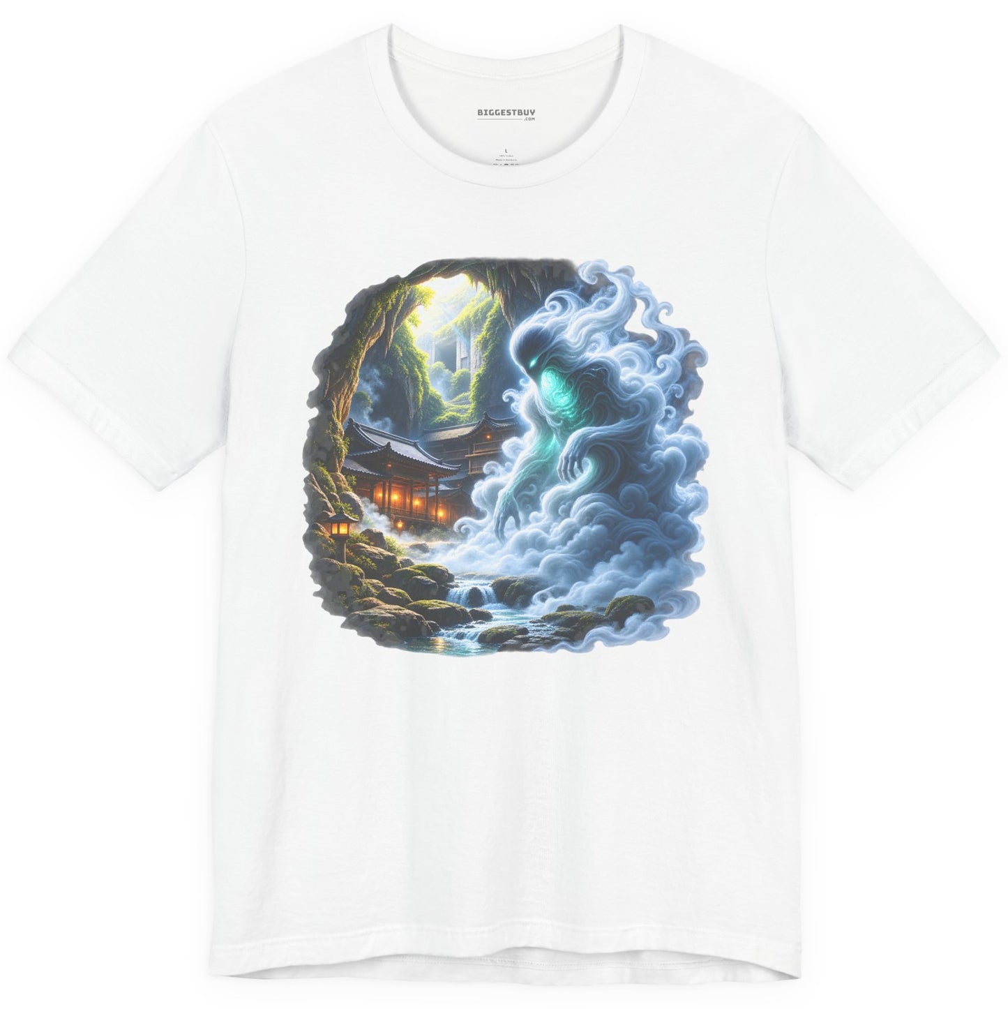 Spirit Portal - Classic Jersey Tee in White, front view