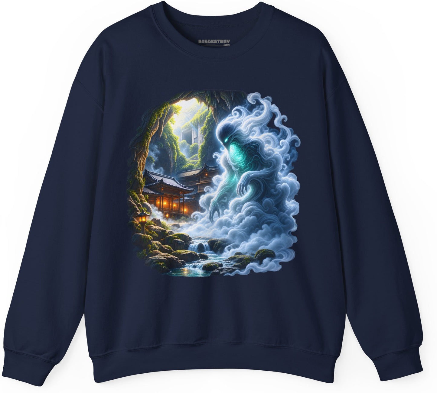 Spirit Portal - Crewneck Sweatshirt in Navy, front view