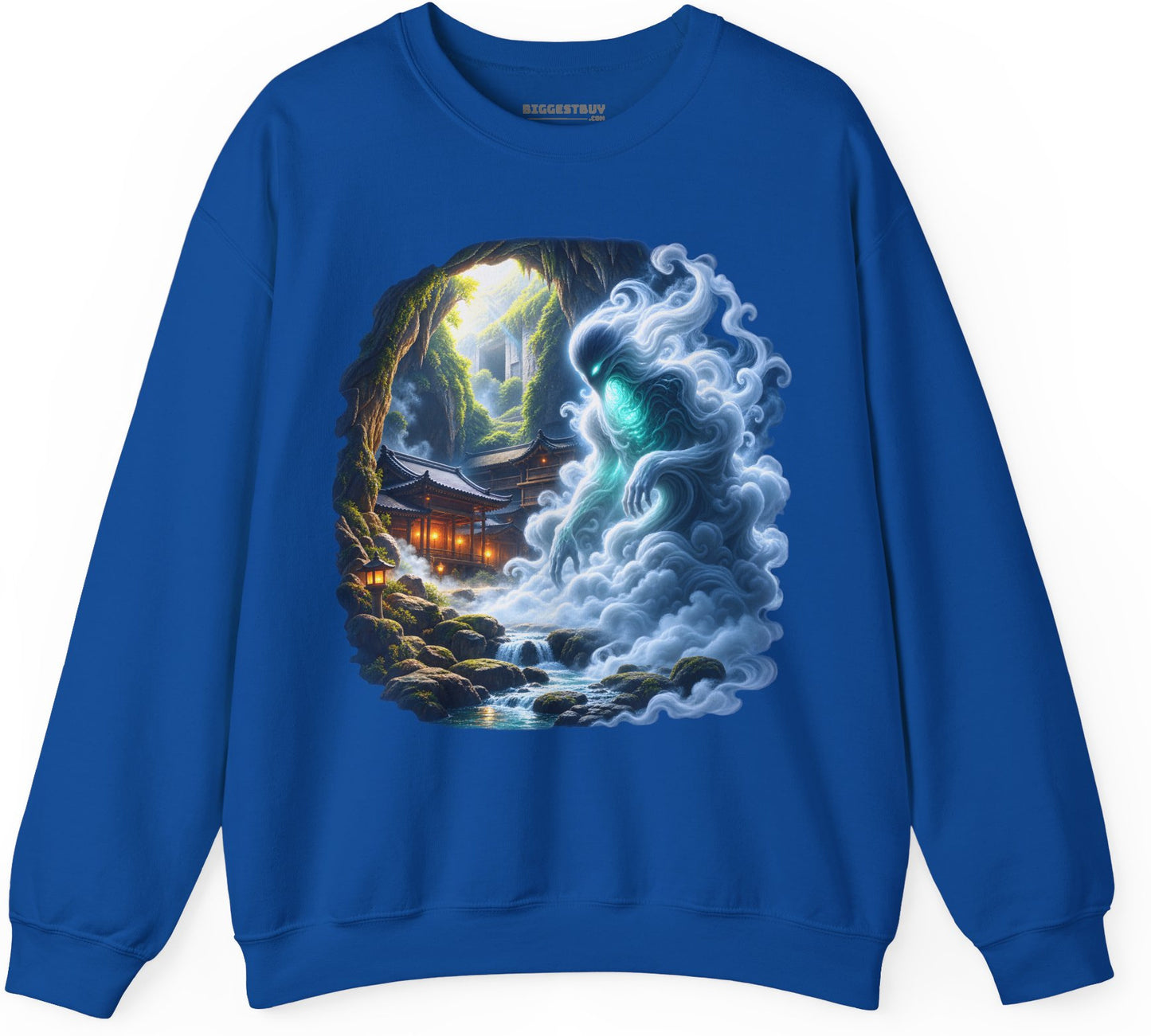 Spirit Portal - Crewneck Sweatshirt in Royal, front view
