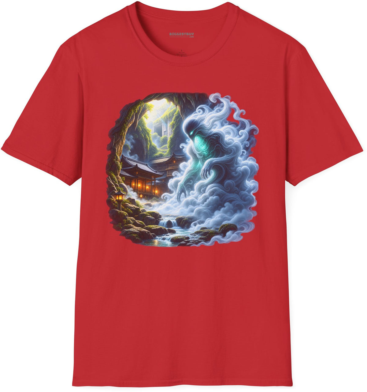 Spirit Portal - Softstyle T-Shirt in Red, front view