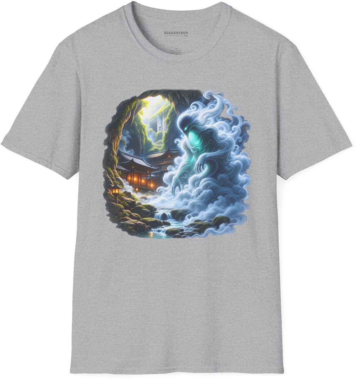 Spirit Portal - Softstyle T-Shirt in Sport Grey, front view