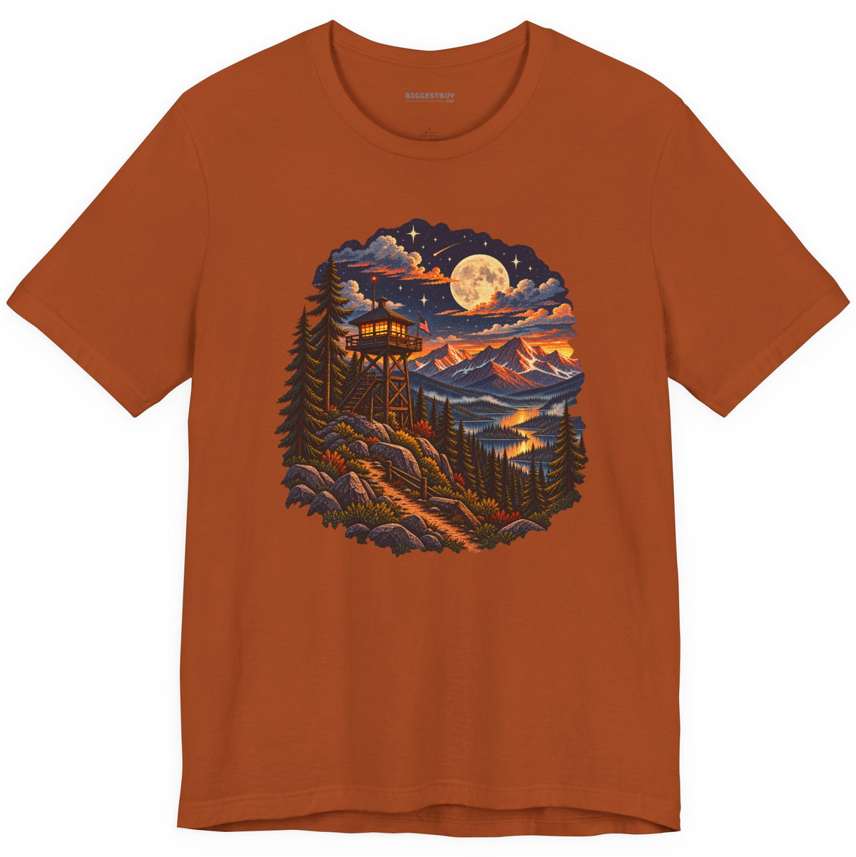Star-Crossed Summit - Classic Jersey Tee in Autumn, front view