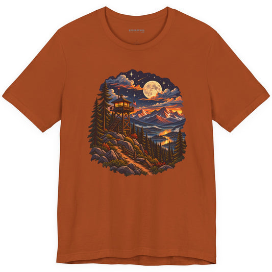 Star-Crossed Summit - Classic Jersey Tee in Autumn, front view