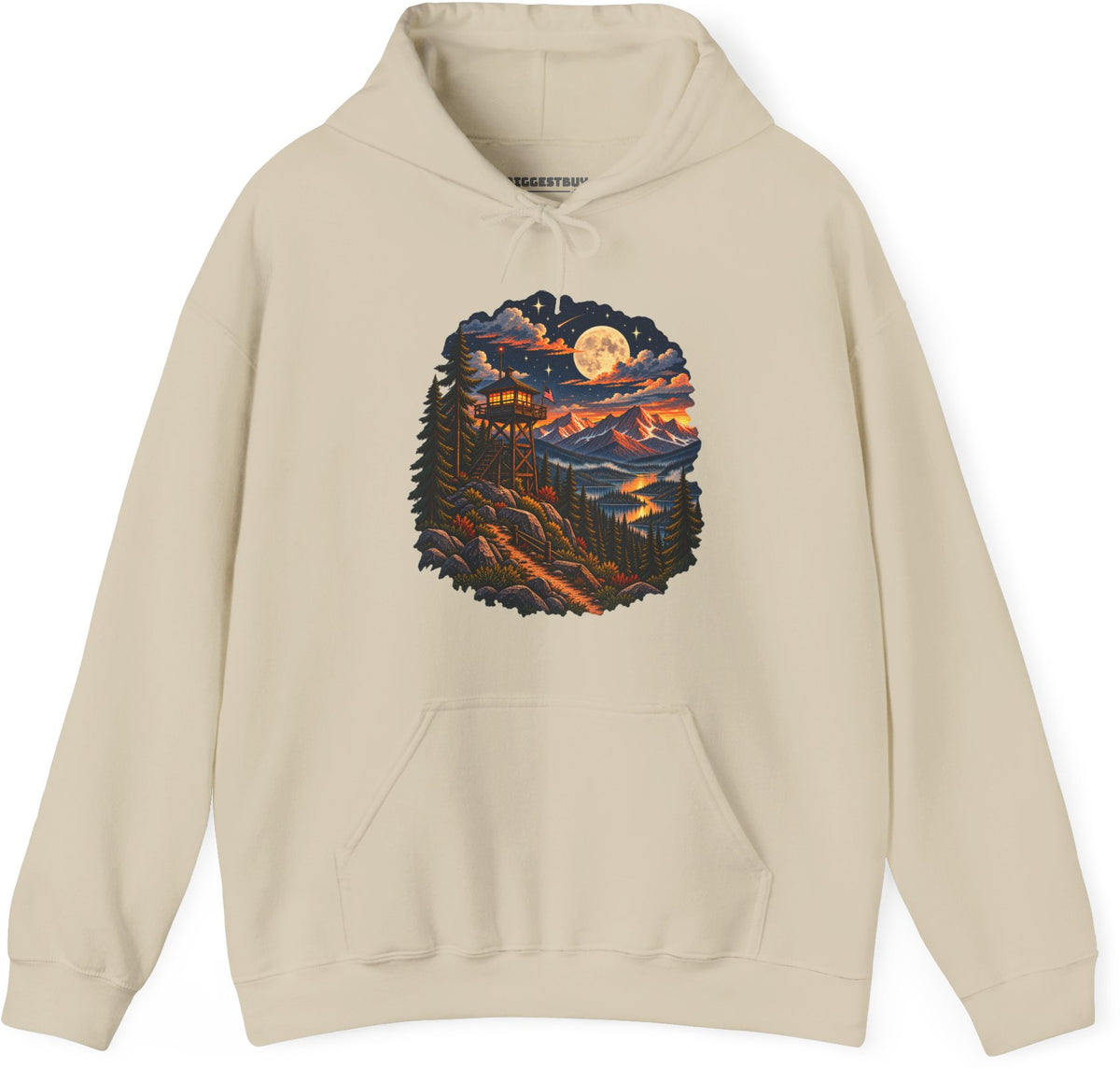 Star-Crossed Summit - Pullover Hoodie in Sand, front view
