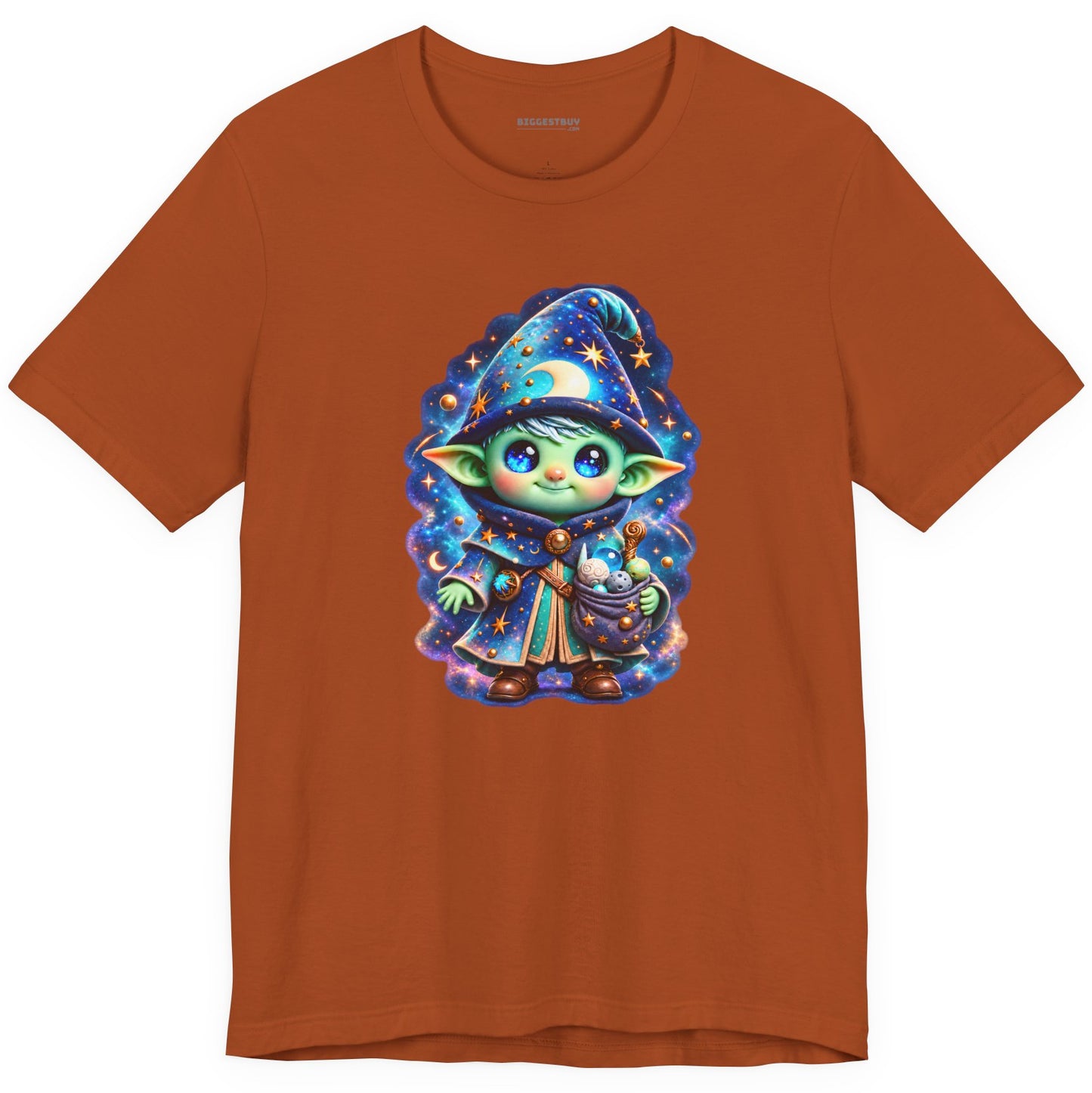 Starlit Sorcerer - Classic Jersey Tee in Autumn, front view