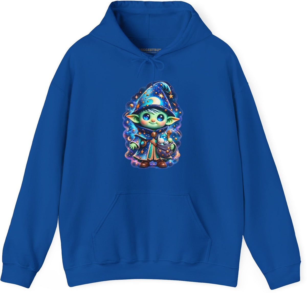 Starlit Sorcerer - Pullover Hoodie in Royal, front view