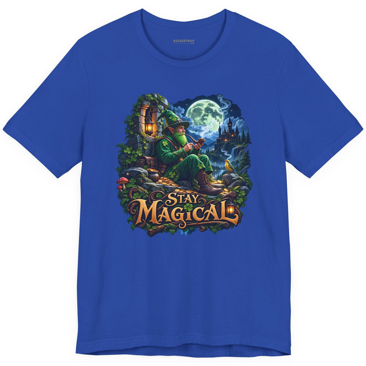 Stay Magical - Classic Jersey Tee in True Royal, front view