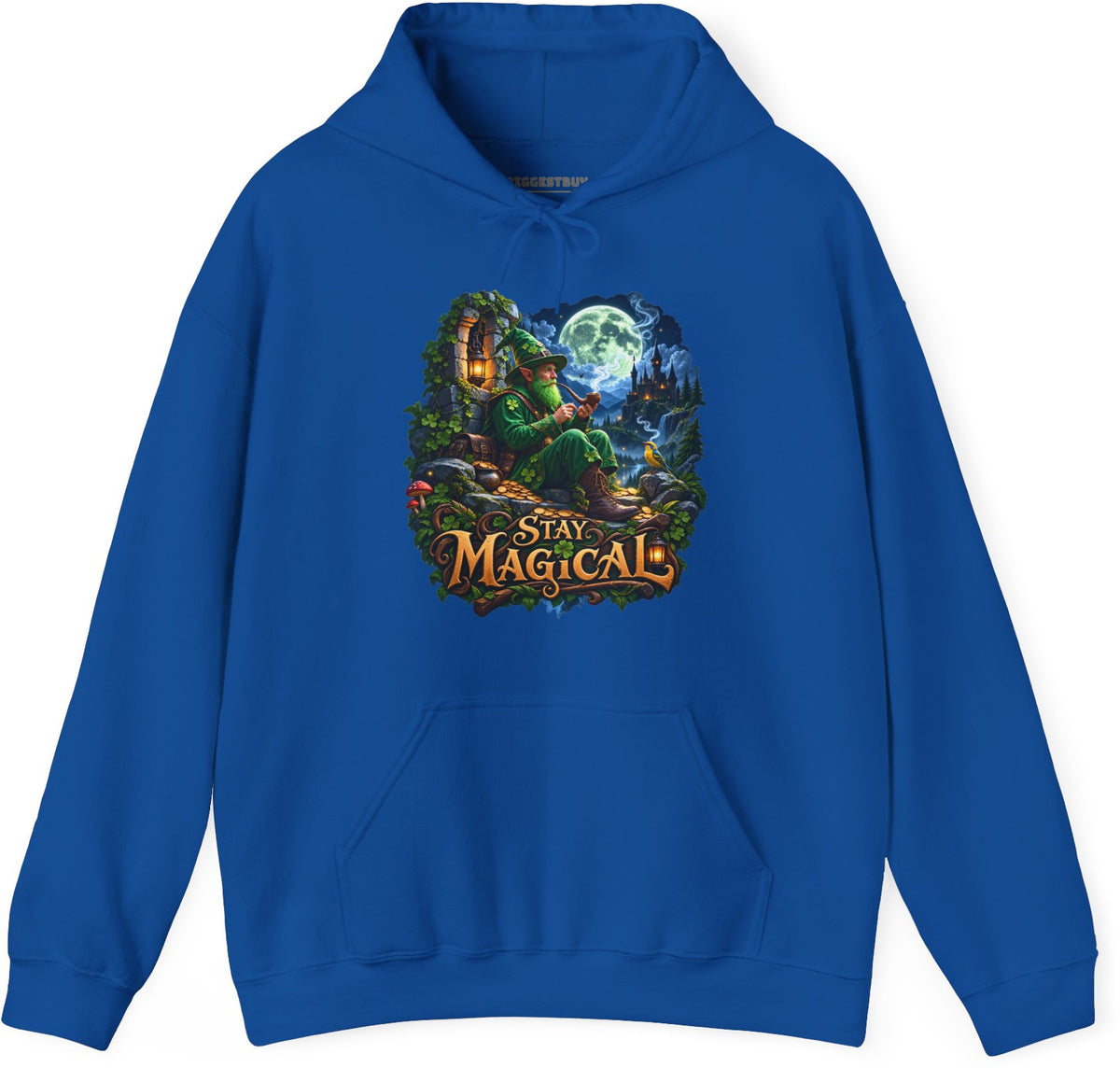 Stay Magical - Pullover Hoodie in Royal, front view