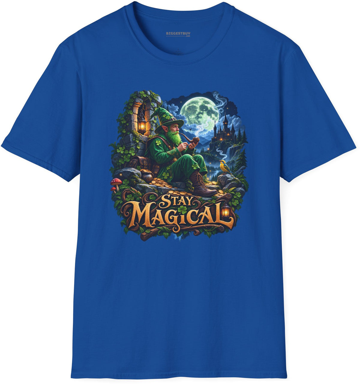 Stay Magical - Softstyle T-Shirt in Royal, front view