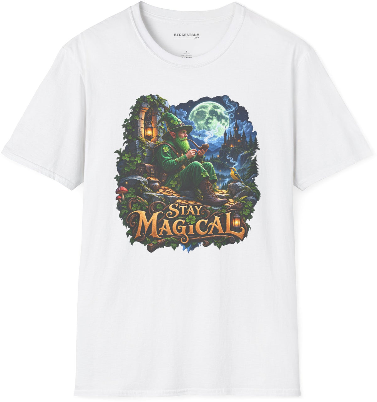Stay Magical - Softstyle T-Shirt in White, front view