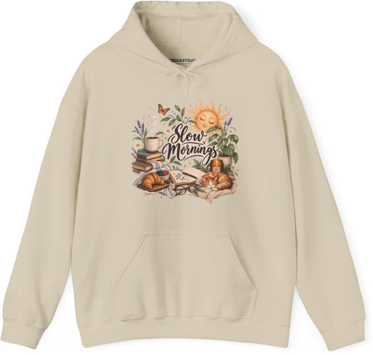 Sunrise Snuggles - Pullover Hoodie in Sand, front view