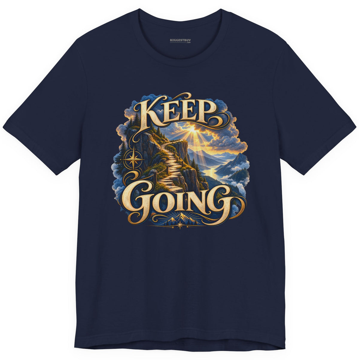 Trailblazer - Classic Jersey Tee in Navy, front view
