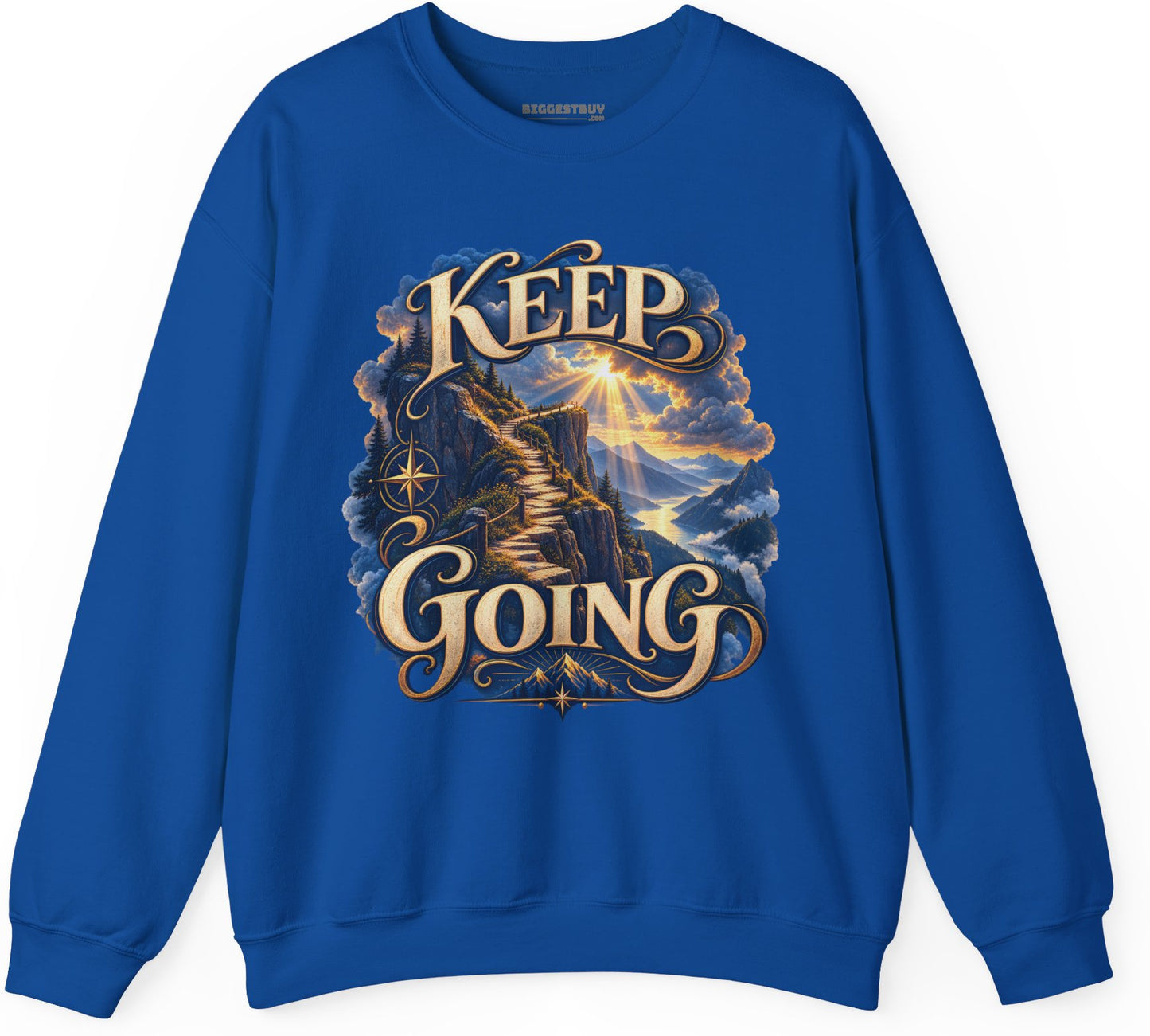 Trailblazer - Crewneck Sweatshirt in Royal, front view
