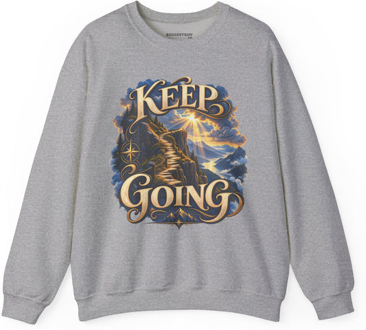 Trailblazer - Crewneck Sweatshirt in Sport Grey, front view