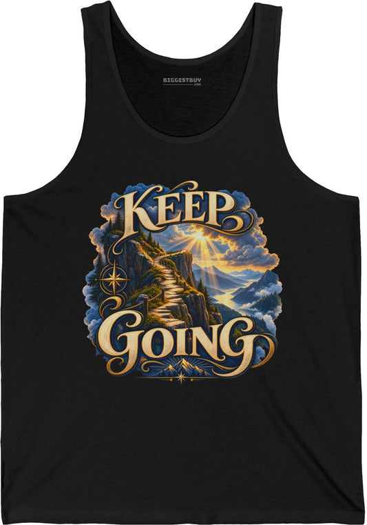 Trailblazer - Jersey Tank Top in Black, front view