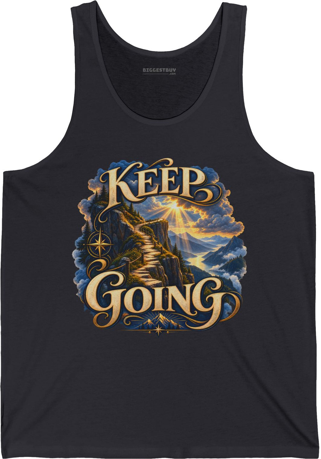 Trailblazer - Jersey Tank Top in Dark Grey, front view
