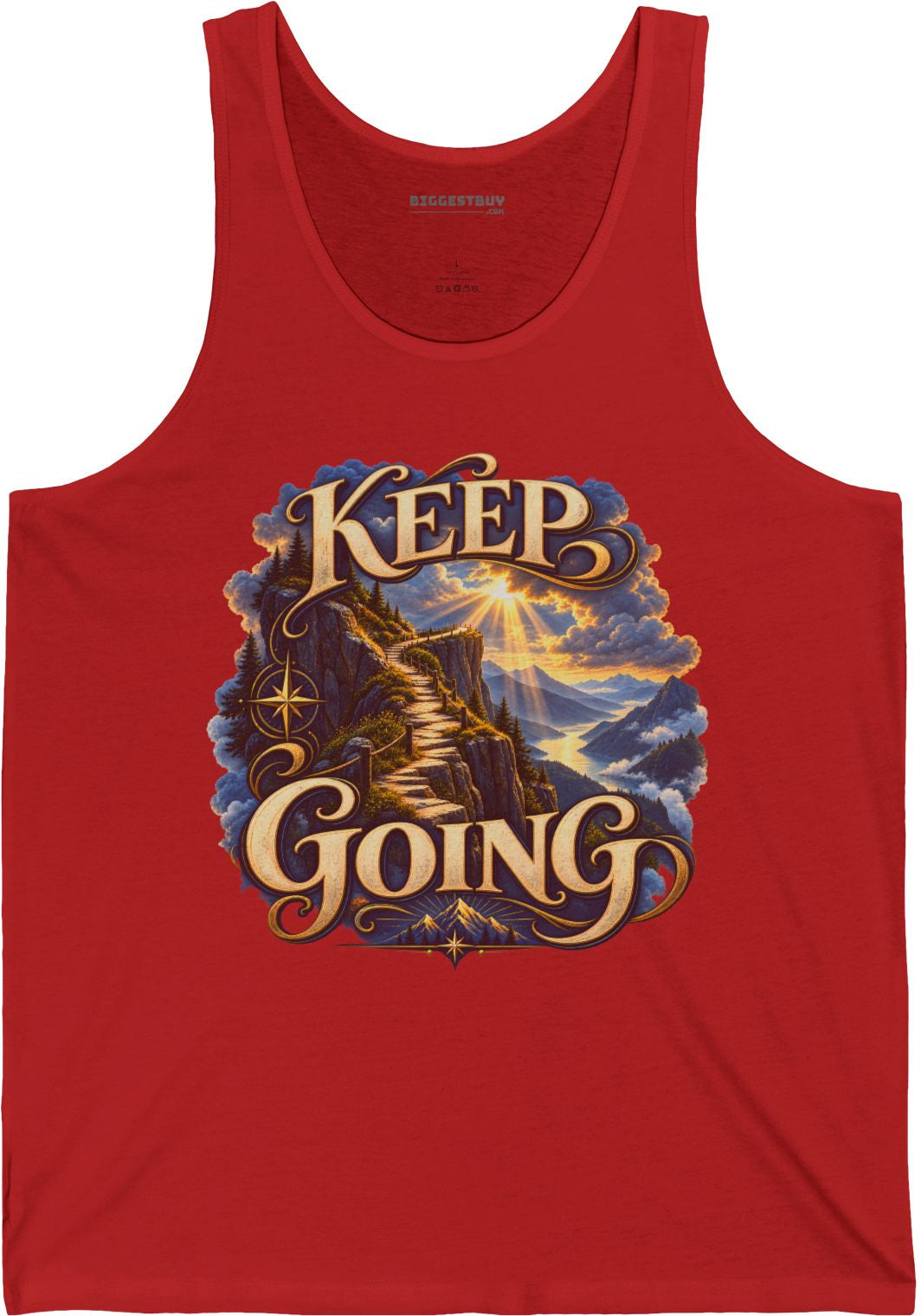 Trailblazer - Jersey Tank Top in Red, front view