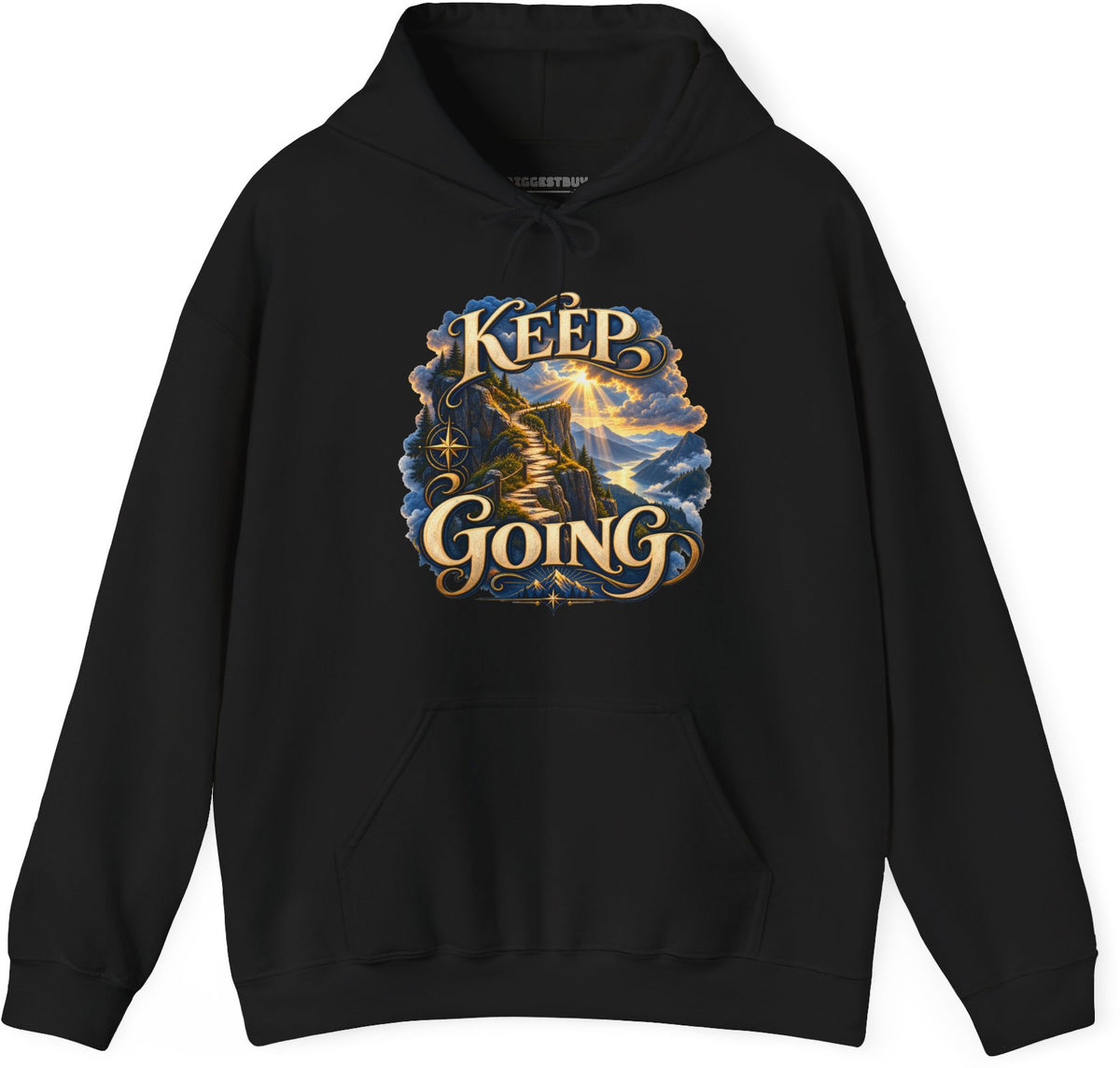 Trailblazer - Pullover Hoodie in Black, front view