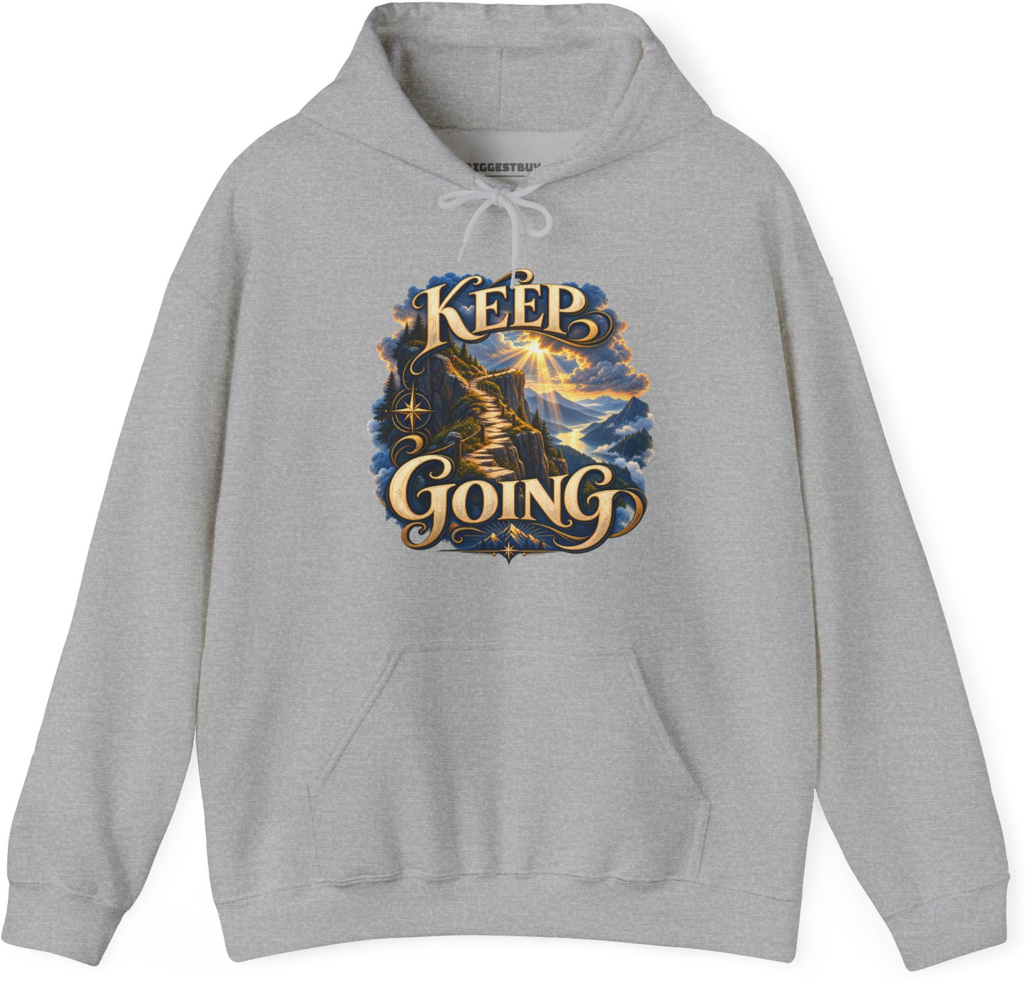 Trailblazer - Pullover Hoodie in Sport Grey, front view