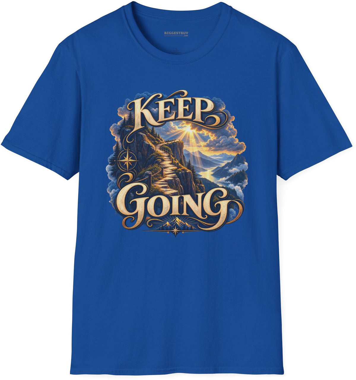 Trailblazer - Softstyle T-Shirt in Royal, front view