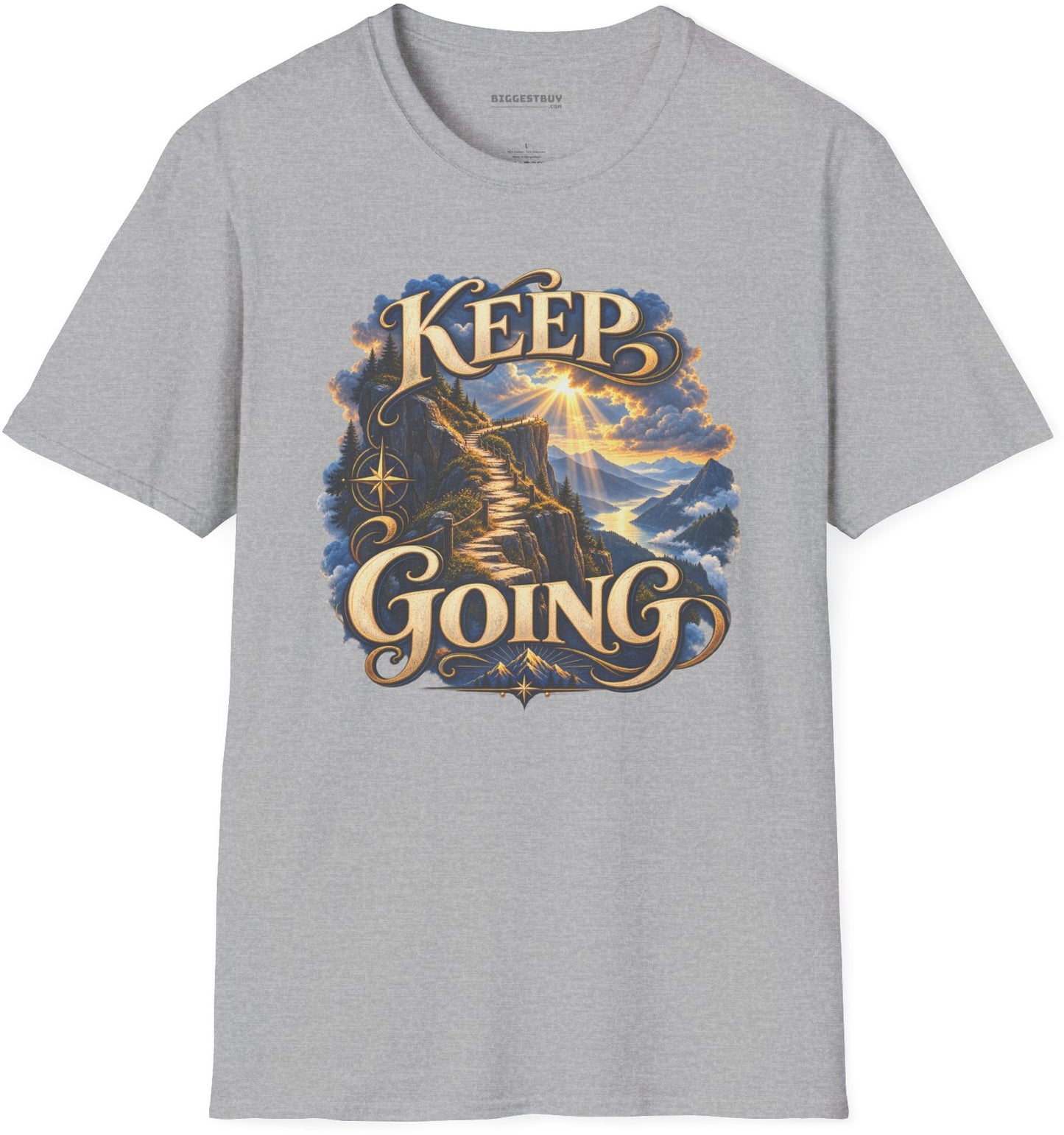 Trailblazer - Softstyle T-Shirt in Sport Grey, front view