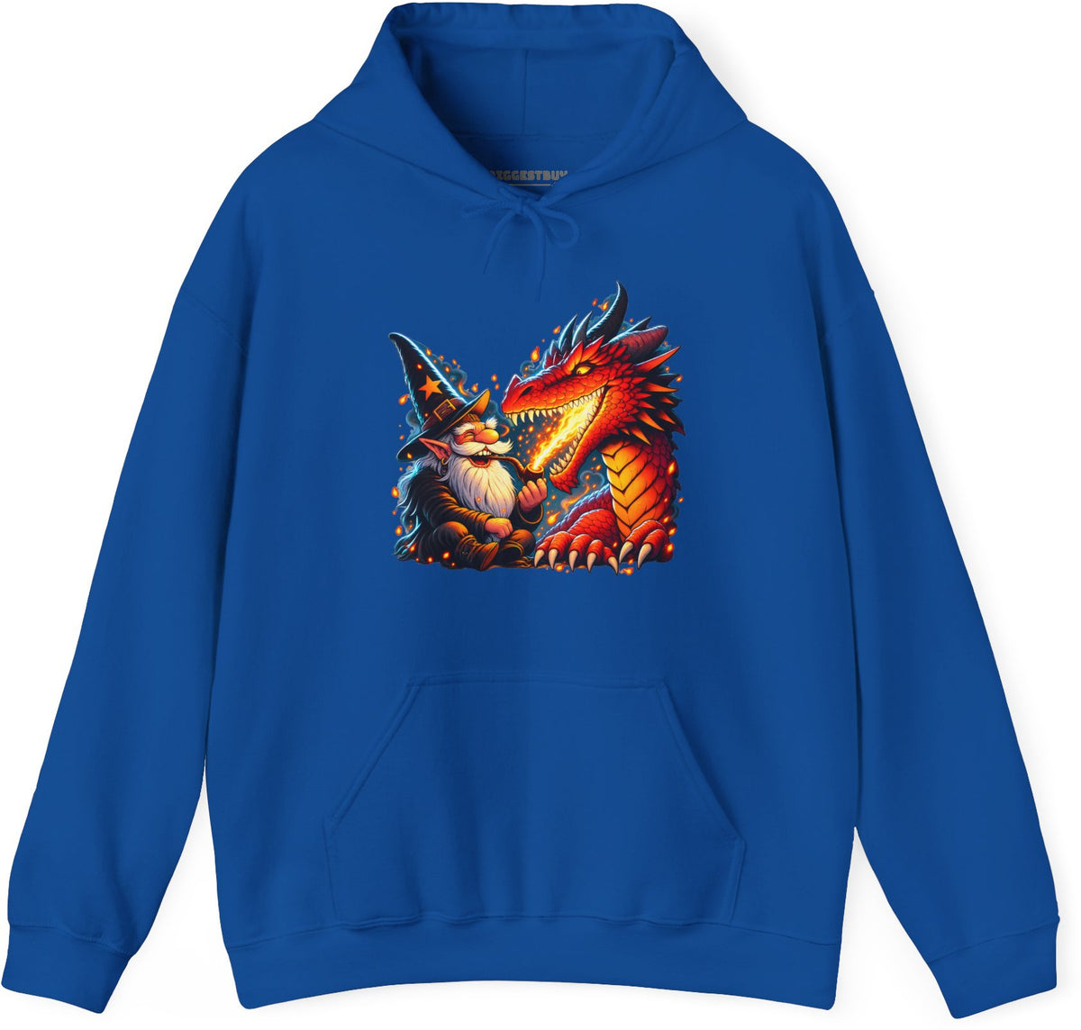 Wizards And - Pullover Hoodie in Royal, front view
