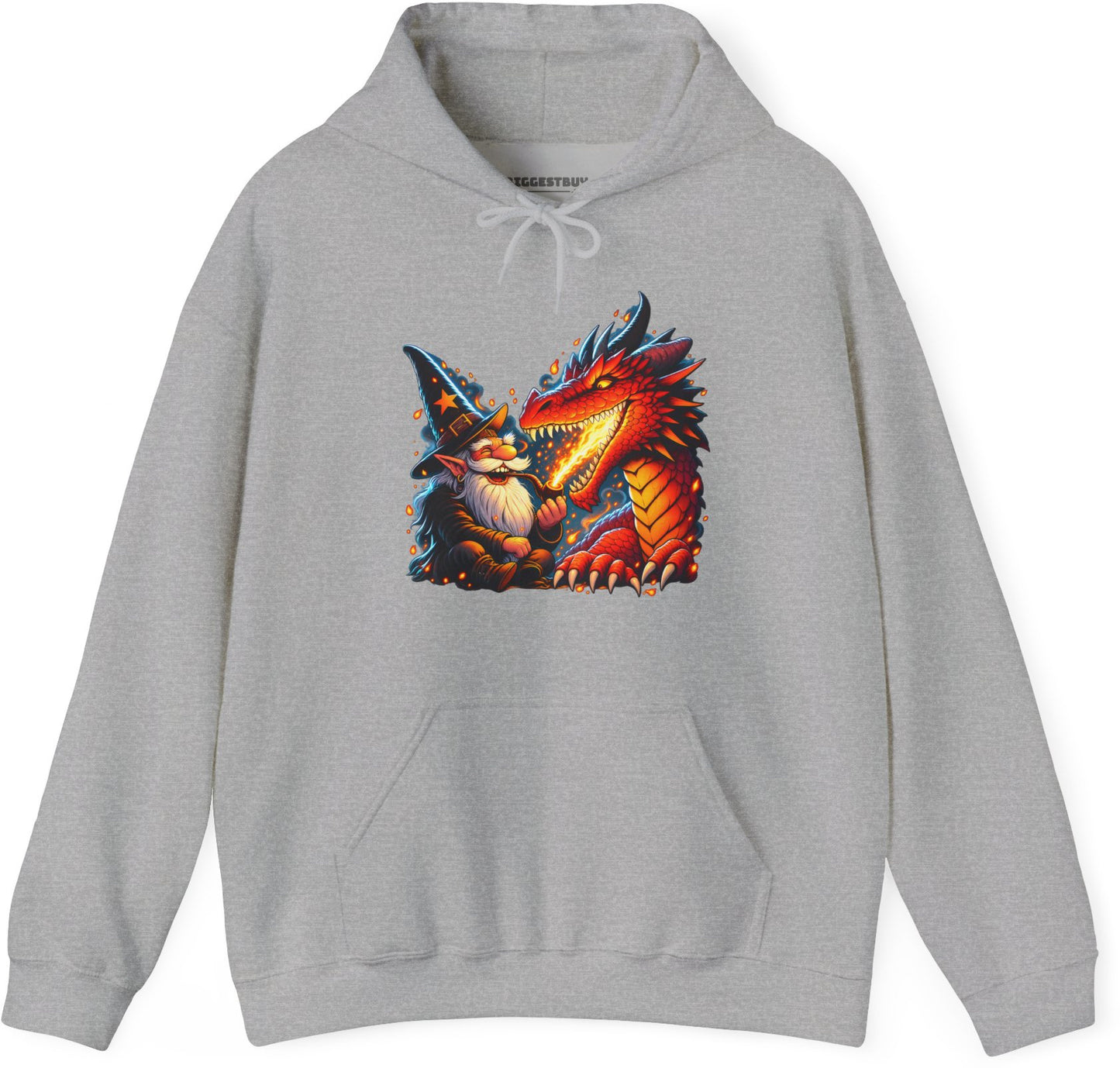 Wizards And - Pullover Hoodie in Sport Grey, front view